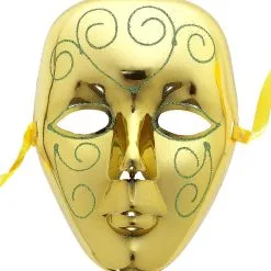 Stijlvol Masker Goud Met Glitters