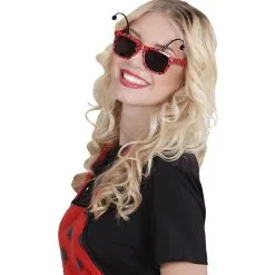 Bril Lieveheersbeestje Met Antennes -Cosplaykostuum Winkel 0318m d 1