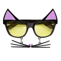 Bril Kat Met Snorharen