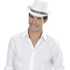 Fedora Deukhoed Panama Wit -Cosplaykostuum Winkel 0409l c 4