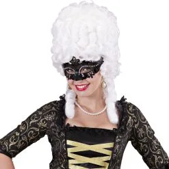 Oogmasker Venetie Glimmende Stenen Zwart -Cosplaykostuum Winkel 11621 c 1