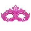 Oogmasker Venetie Glimmende Stenen Roze