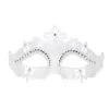 Oogmasker Venetie Met Glimmende Stenen Wit