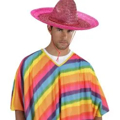 Sombrero Roze 48 Cm -Cosplaykostuum Winkel 1428g c 1