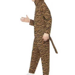 Bruine Niet Echt Enge Tijger Jumpsuit Kind Kostuum -Cosplaykostuum Winkel 27991 s 18