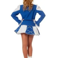 Showmeisje Dansmarietje, Blauw Vrouw Kostuum -Cosplaykostuum Winkel 4370 3 5