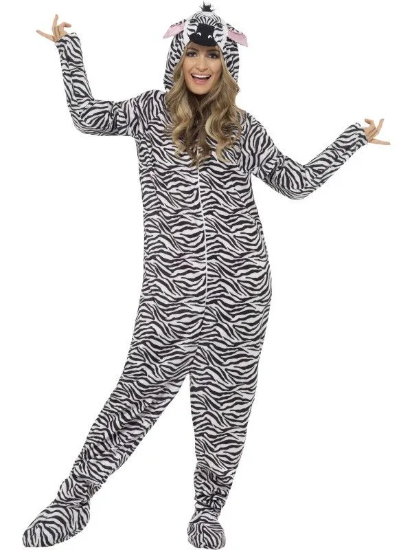 Onesie Schattige Zebra Kostuum 1 Onesie Schattige Zebra Kostuum