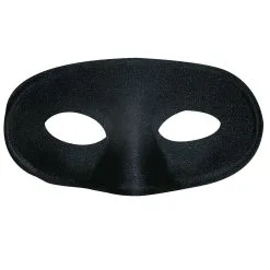 Ovaal Oogmasker, Mascherina Zwart Kind