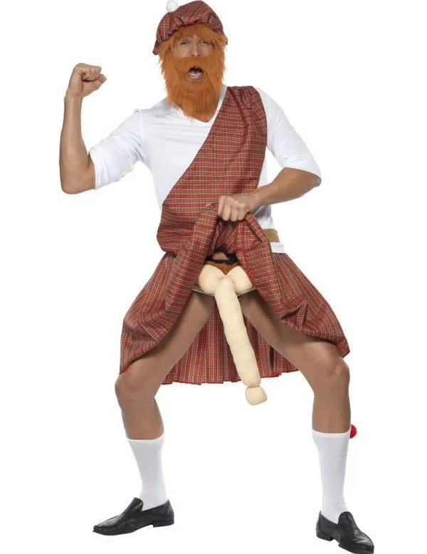 Grappige Penis Highlander Man Kostuum 1 Grappige Penis Highlander Man Kostuum