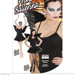 Prima Ballerina Zwart Vrouw Kostuum -Cosplaykostuum Winkel 7642 f 11