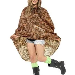Tijger Poncho Kostuum