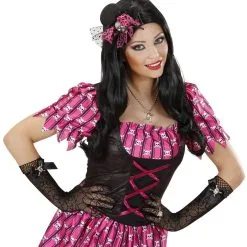 Handschoenen Spinnenweb Met Diamant Schedel -Cosplaykostuum Winkel 9382s c 2