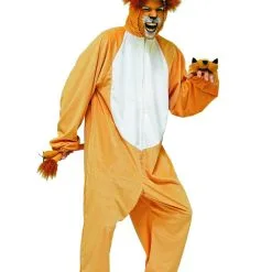 Gevaarlijke Pluche Leeuw Man Kostuum