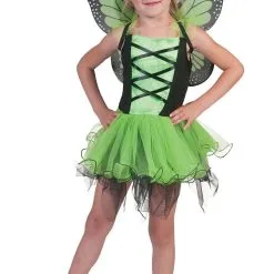 Groene Vlinder Villeintje Meisje Kostuum