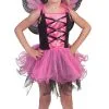 Roze Vlinder Villeintje Meisje Kostuum
