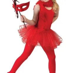 Rode Ballerina Belicia Meisje Kostuum