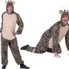 Savanna Giraffe Onesie Man Kostuum