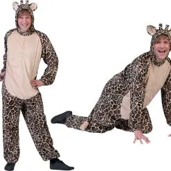 Savanna Giraffe Onesie Man Kostuum