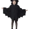 Snoezelige Zwarte Cape Kind Kostuum