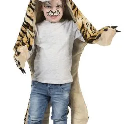 Grom Grauw Tijger Cape Kind Kostuum