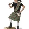 Wereldkampioen Highlander Games Schotland Man Kostuum