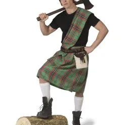 Wereldkampioen Highlander Games Schotland Man Kostuum
