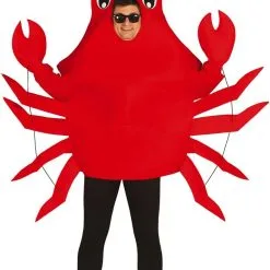 Vuurrode Krab Kostuum