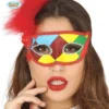 Kleurrijk Harlekijn Oogmasker