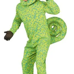Groene Kameleon Man Kostuum