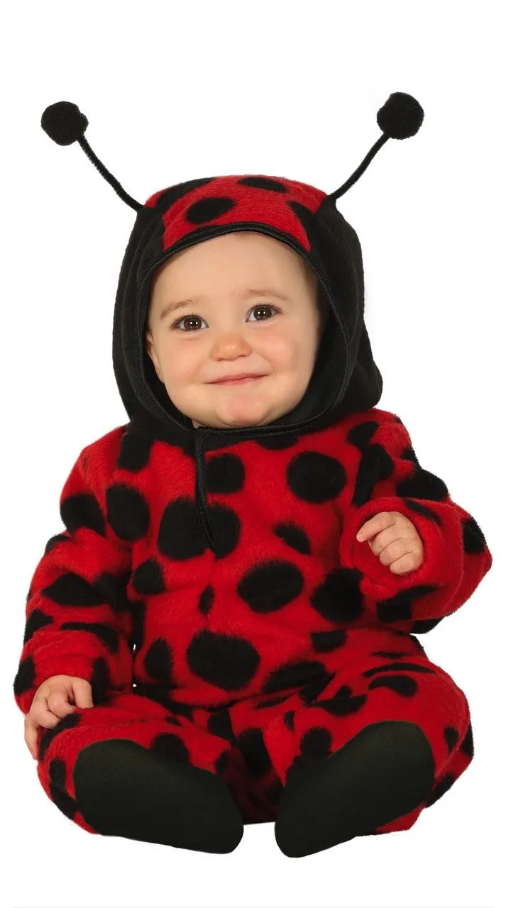 Schattig Lieveheersbeestje Zwarte Stippen Kind Kostuum 1 Schattig Lieveheersbeestje Zwarte Stippen Kind Kostuum