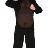 Brede Borstkas Gorilla Congo Kind Kostuum