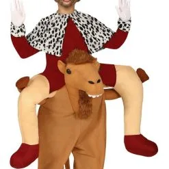 Driekoningen Caspar Op Een Kameel Kerstfeest Kind Kostuum