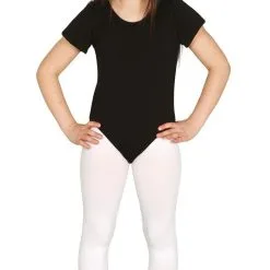 Zwarte Body Ballerina Dansvoorstelling Meisje Kostuum