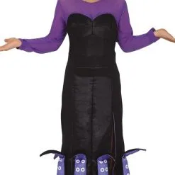 Paarse Octopus Zee Heks Meisje Kostuum