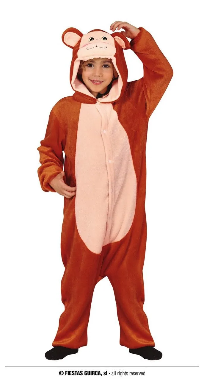 Speelse Aap Doet Geen Middagslaap Kind Kostuum 2 Speelse Aap Doet Geen Middagslaap Kind Kostuum - Afbeelding 2