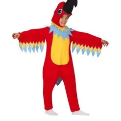 Rode Papegaai Croky Kind Kostuum