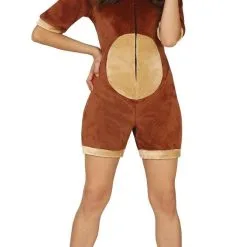 Knuffelbeer Korte Jumpsuit Vrouw Kostuum