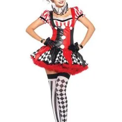 Verleidelijke Dames Clown Jurk Vrouw -Cosplaykostuum Winkel leg83929 011 a 25