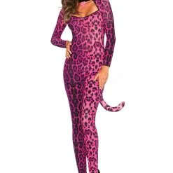 Roze Spannende Panter Catsuit Vrouw Kostuum 19 Roze Spannende Panter Catsuit Vrouw Kostuum -Cosplaykostuum Winkel leg85392 005 a 25