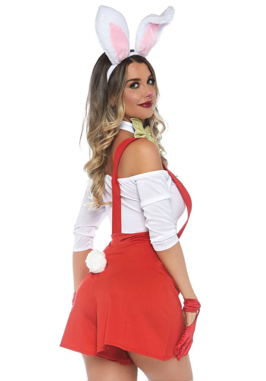 Tuinbroek Konijn Keurige Bunny Vrouw Kostuum 3 Tuinbroek Konijn Keurige Bunny Vrouw Kostuum - Afbeelding 3