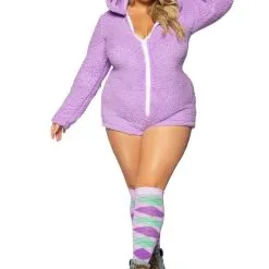 Poezelige Paarse Poes Dinah Plus Size Vrouw Kostuum -Cosplaykostuum Winkel leg 2022 86999x 076 3 8