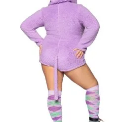 Poezelige Paarse Poes Dinah Plus Size Vrouw Kostuum -Cosplaykostuum Winkel leg 2022 86999x 076 5 8