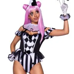 Ooh La La Mime Clown Vrouw Kostuum -Cosplaykostuum Winkel leg 2022 87102 007 5 3