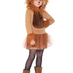 Schattige Leeuw Kostuum Meisje