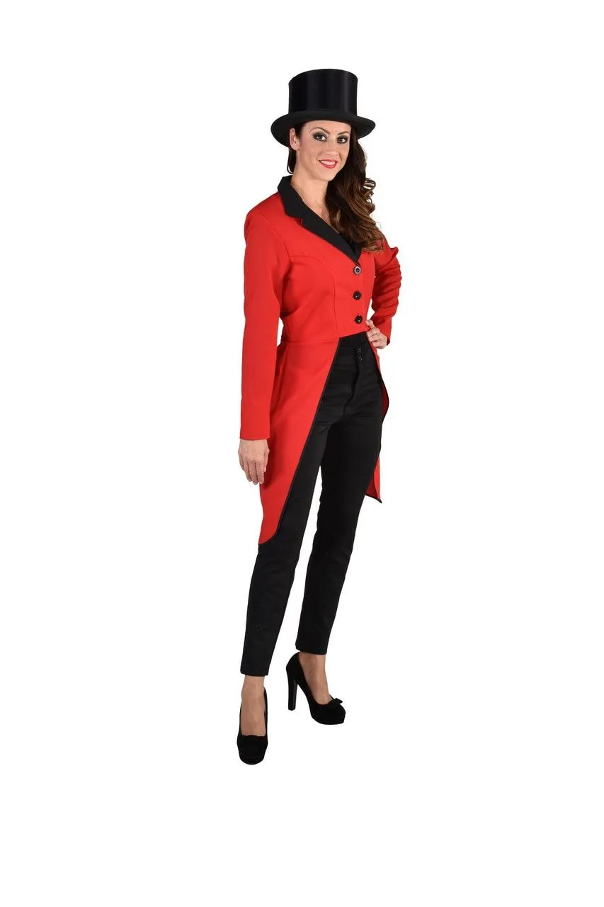 Circus Slipjas Dressuur Ankie Rood Vrouw 1 Circus Slipjas Dressuur Ankie Rood Vrouw