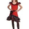 Spaanse Sevilla Flamenco Danseres Meisje Kostuum