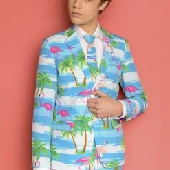 Tropisch Flaminguy Tiener Jongen Kostuum 11 Tropisch Flaminguy Tiener Jongen Kostuum -Cosplaykostuum Winkel ostb 0013 7 10