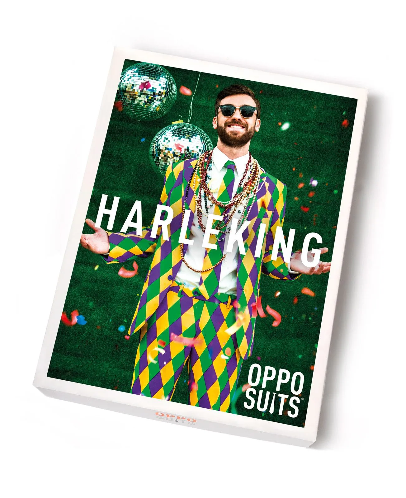 Harleking Ruiten Opposuit Kostuum Man 5 Harleking Ruiten Opposuit Kostuum Man - Afbeelding 5