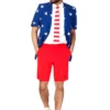 Summer Festival Extravagant Stars And Stripes Opposuit Kostuum Man