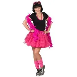 Fleurige Fuchsia Petticoat Karina Vrouw Kostuum
